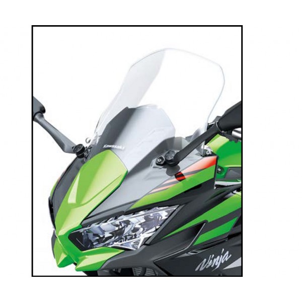 Kawasaki Large touring windshield Clear (H= +9cm, W= +4cm)